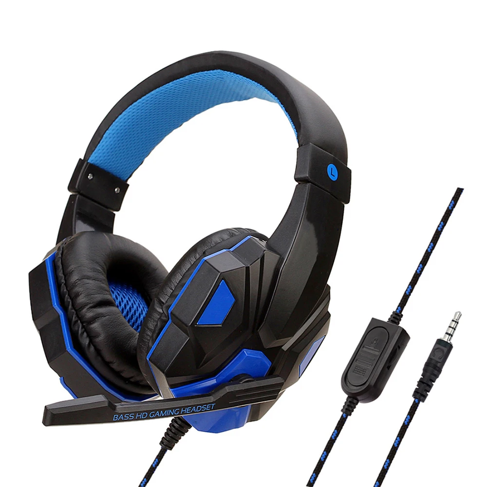 3.5mm Wired Gaming Headphones With Microphone 120° Adjustable PC Bass Stereo Gamer Headset For PS4 PS5 Xbox Smartphone Laptop - Imagem 9