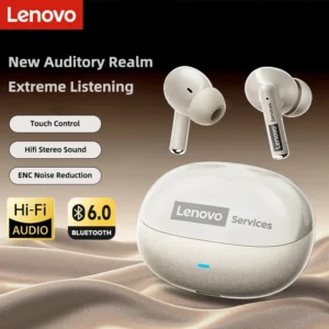  Lenovo LE257 Headphones TWS Wireless Bluetooth 6.0 Earphone HiFi Sound ENC Call Noise Reduction Gaming Sports Earbuds With Mic